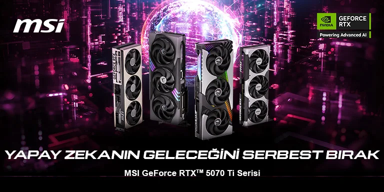 MSI Geforce RTX 5070 Ti Serisi