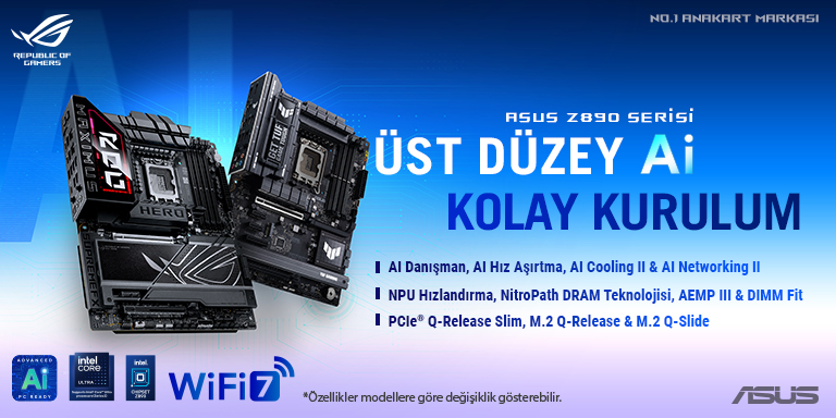 Asus Anakartlarda Üst Düzey AI