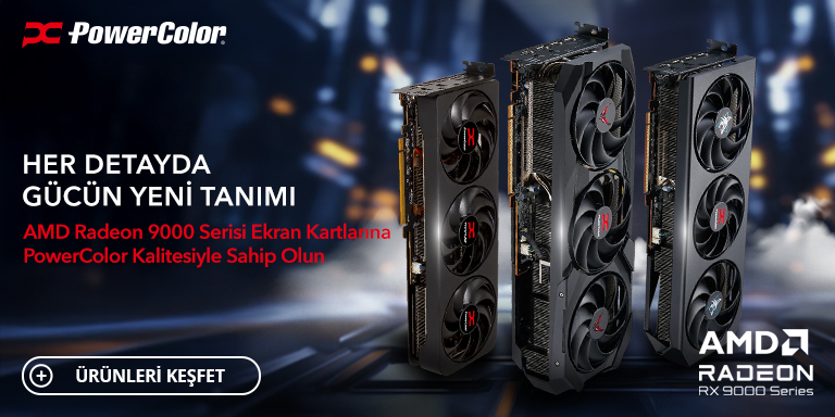 PowerColor AMD Radeon 9000 Serisi Ekran Kartları