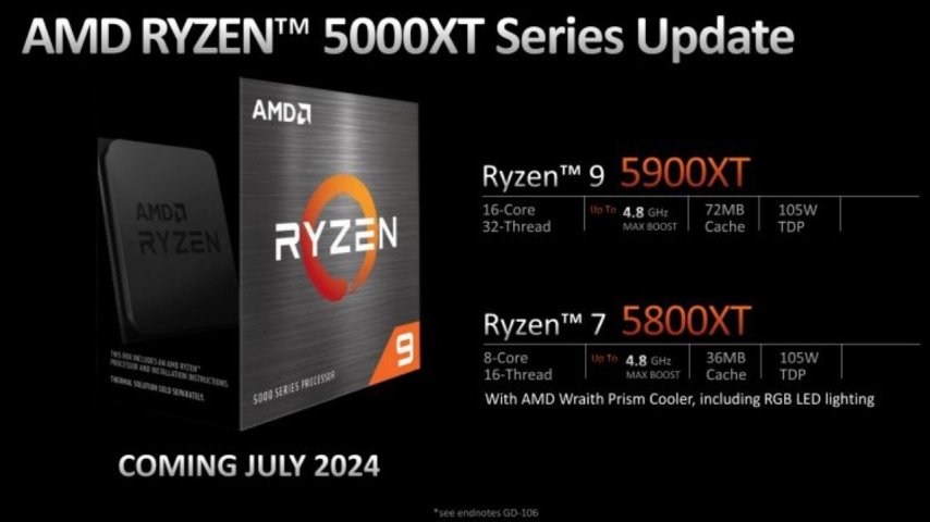 AMD'nin yeni Ryzen 5000XT serisi satışa çıkıyor