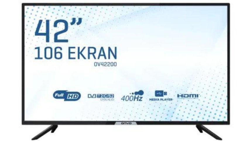 42 İnç Kaç Ekran? Onvo OV42200 ile Full HD Televizyon Keyfi