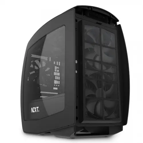 NZXT Manta Siyah Pencereli USB3.0 Mini-ITX 3XFan/5x Fan Yuvası/Toz Filtresi