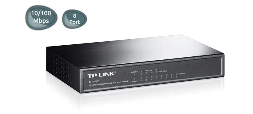Tp-Link TL-SF1008P Switch PoE