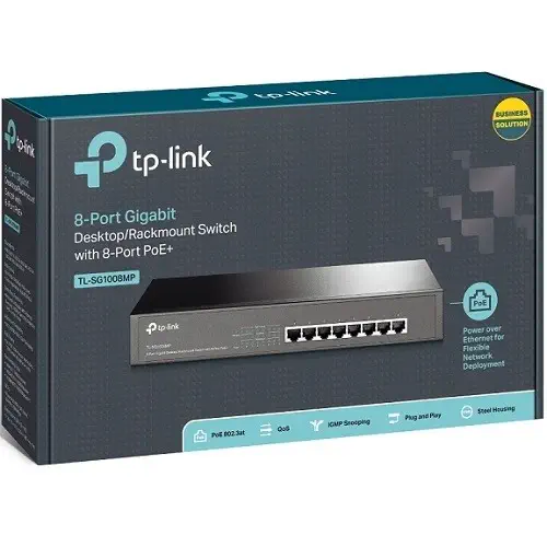 Tp-Link TL-SG1008MP 8-Port PoE Plus Switch