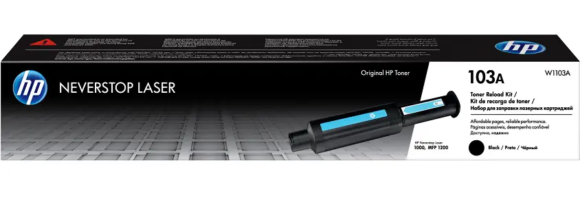 HP 103A W1103A Siyah Neverstop Laser Dolum Toneri