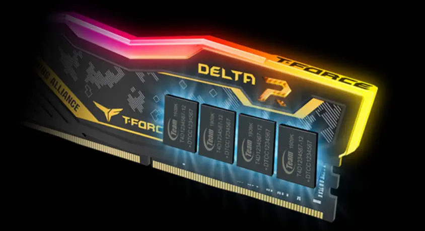 Team T-Force Delta TUF Gaming Alliance RGB TF9D416G3200HC16CDC01 Gaming Ram