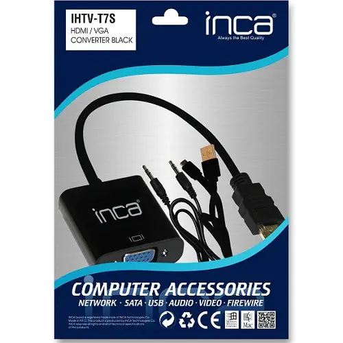 Inca IHTV-7TS 15cm HDMI to VGA Çevirici