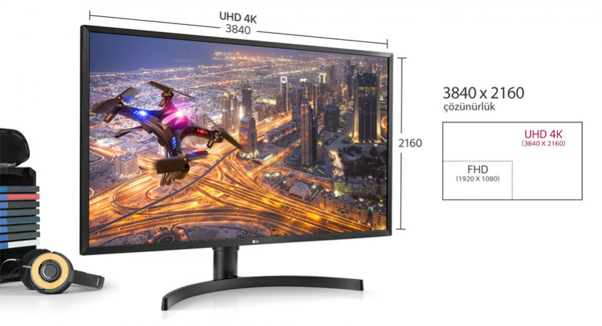 LG 32UK550 31.5″ 4K UHD Gaming Monitör