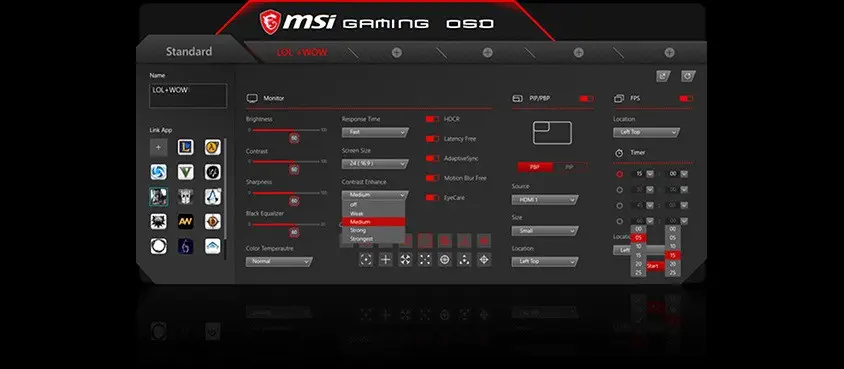 MSI Optix MPG27CQ2 27” 1ms 144Hz FreeSync Anti-Flicker WQHD Gaming (Oyuncu) Monitör