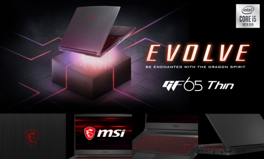 MSI GF65 Thin 10SDR-638XTR 15.6″ Full HD Gaming Notebook
