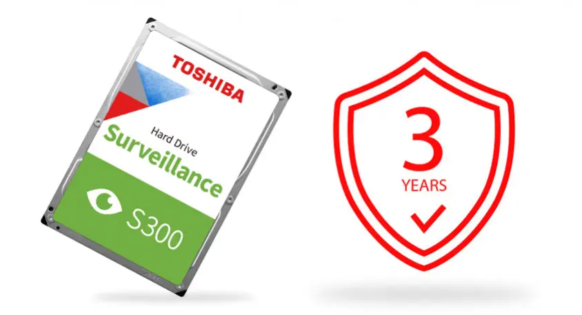 Toshiba S300 HDWT31AUZSVA 10TB 256MB Sata 3 7/24 Güvenlik Diski