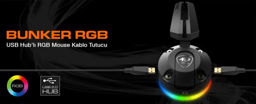 Cougar Bunker RGB CGR-XXNB-MB1RGB Gaming Mouse Standı