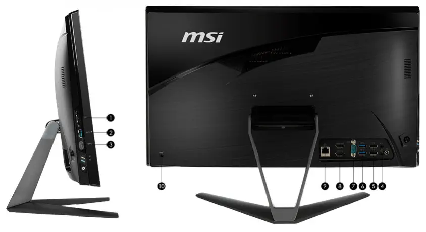 MSI Pro 22X AM-001TR 21.5” Full HD All In One PC