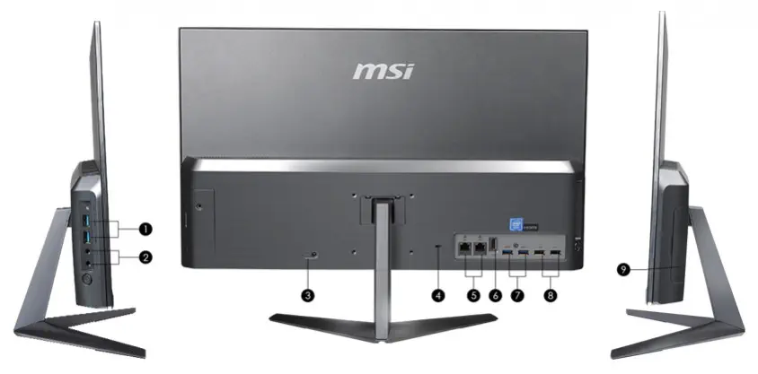 MSI Pro 24X 10M-042EU 23.8″ Full HD All In One PC