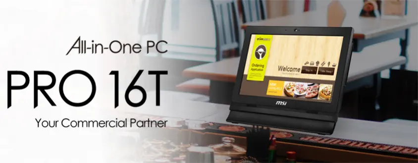 MSI Pro 16T 10M-002XEU 15.6″ HD All In One PC