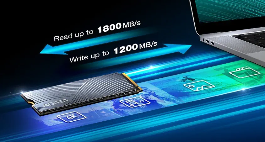 Adata SWORDFISH ASWORDFISH-500G-C 500GB M.2  NVMe  SSD Disk
