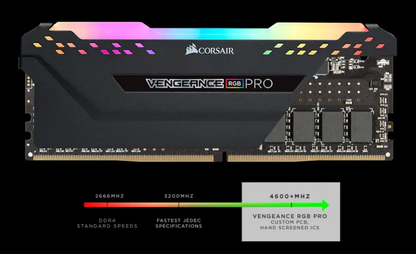Corsair Vengeance RGB Pro CMW8GX4M1Z3200C16 8GB DDR4 3200MHz Gaming Ram