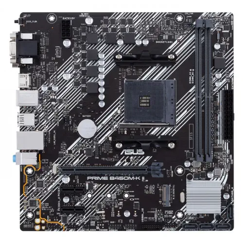 Asus Prime B450M-K II AMD Soket AM4 DDR4 4400(OC)MHz Micro ATX Anakart