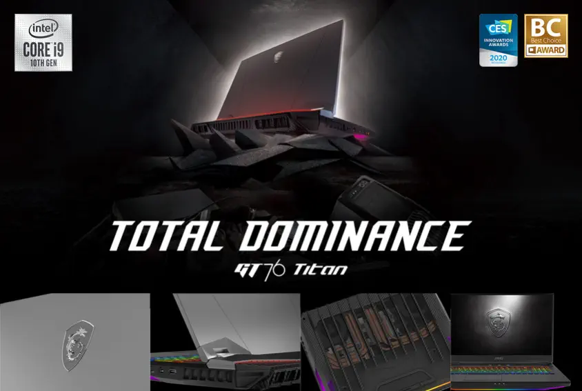 MSI GT76 Titan DT 10SGS-095TR 17.3” Ultra HD Gaming Notebook