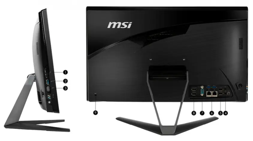 MSI Pro 22XT 10M-010XTR 21.5” Full HD All In One PC