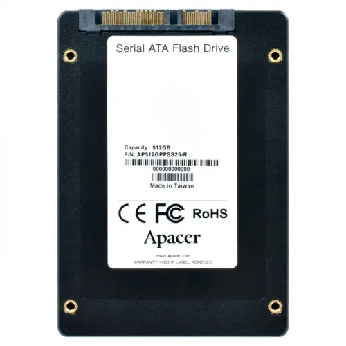 Apacer PPSS25-R AP512GPPSS25-R 512GB 2.5” SATA3 NAS SSD Disk