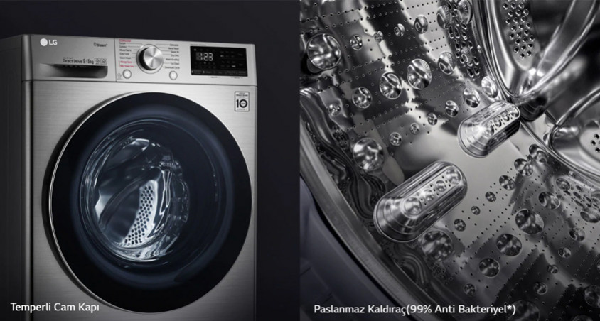LG F4R5VGW2T Kurutmalı Çamaşır Makinesi 