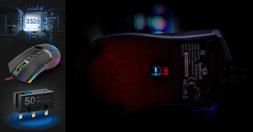 Redragon M712 RGB Octopus Kablolu Gaming Mouse