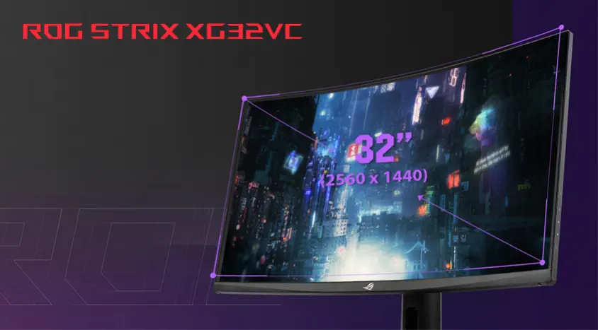 Asus ROG Strix XG32VC 31.5″ VA WQHD Curved Gaming Monitör