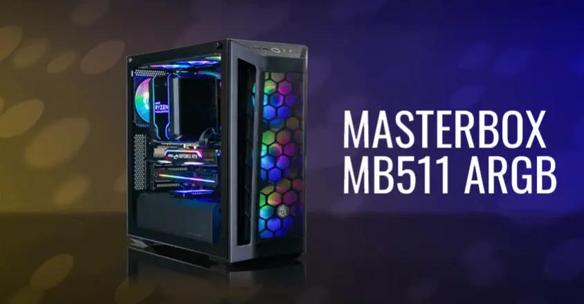 Cooler Master MasterBox MB511 ARGB MCB-B511D-KGNB65-STK 650W E-ATX Mid-Tower Gaming Kasa