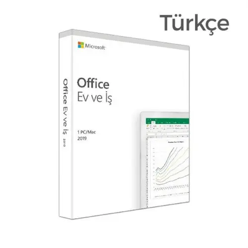 Microsoft Office 2019 TD5-03334 Home ve Business Türkçe Kutulu Ofis Yazılımı 