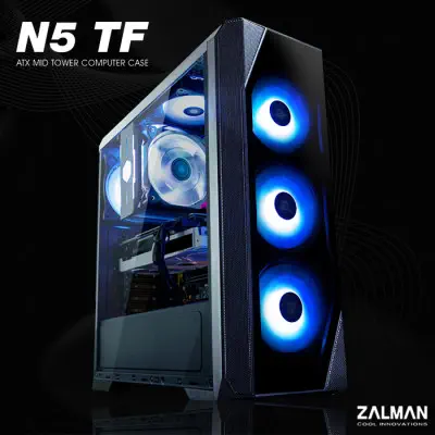 Zalman N5 TF 600W ATX Mid-Tower Gaming Kasa