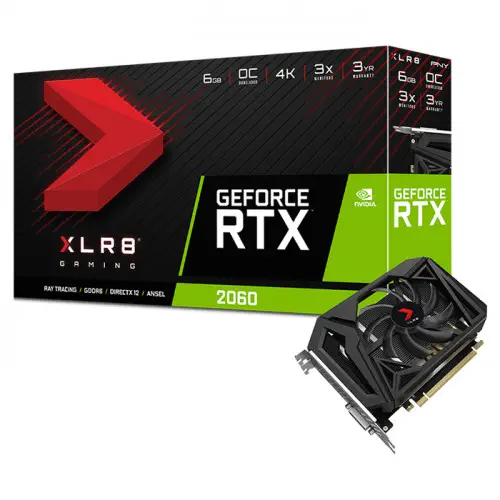 PNY GeForce RTX 2060 6GB XLR8 Gaming OC Gaming Ekran Kartı