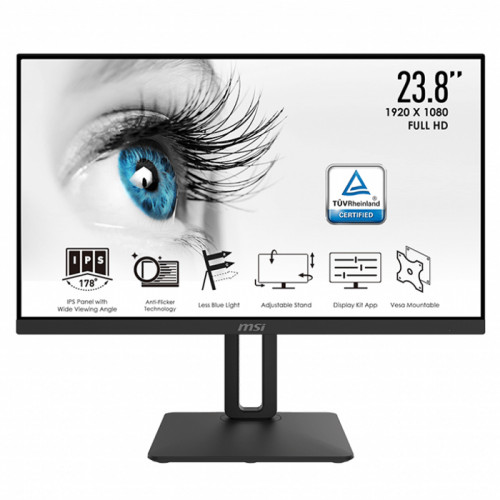 Msi Pro Mp242p 23 8 5ms 75hz Ips Full Hd Monitor Incehesap Com