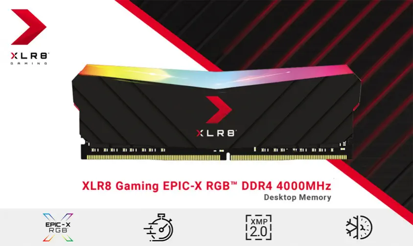 PNY XLR8 Gaming EPIC-X RGB 16GB DDR4 4000MHz Gaming Ram