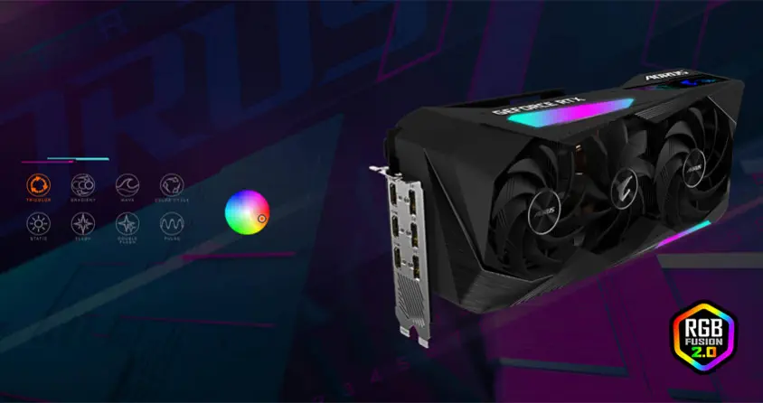 Gigabyte Aorus GeForce RTX 3070 Ti Master 8G LHR Gaming Ekran Kartı