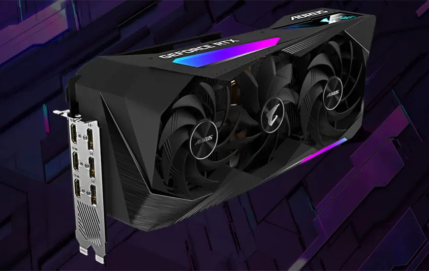 Gigabyte Aorus GeForce RTX 3070 Ti Master 8G LHR Gaming Ekran Kartı