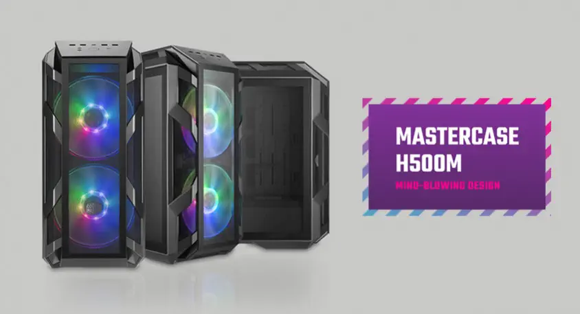 Cooler Master MasterCase H500M E-ATX Mid-Tower Gaming Kasa