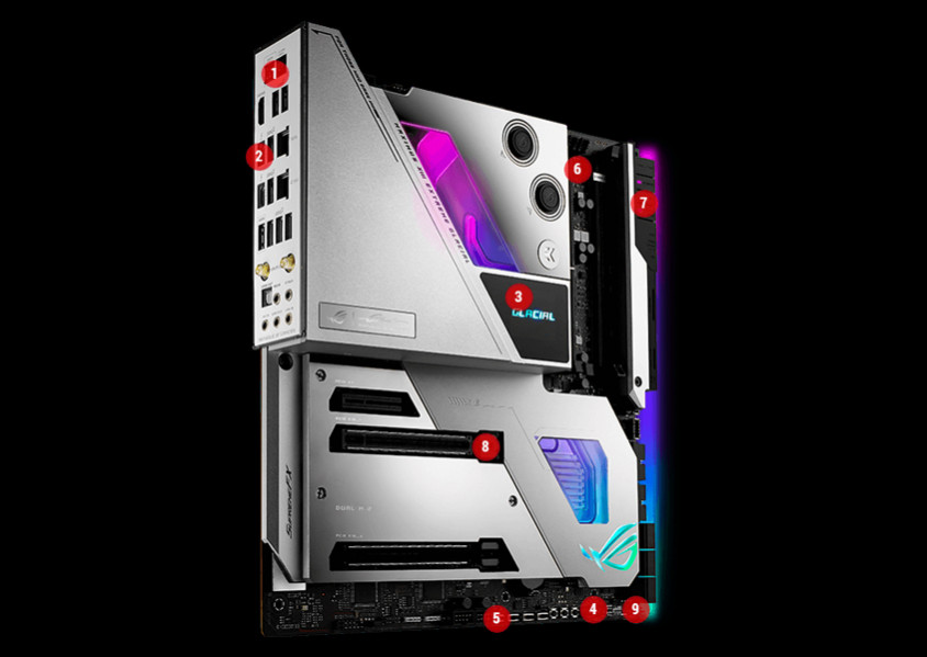 Asus Rog Maximus Xiii Extreme Glacial Intel Z590 Soket 1200 Ddr4 5133ocmhz E Atx Gaming