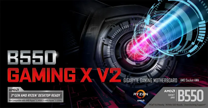 Gigabyte B550 Gaming X V2 Gaming Anakart