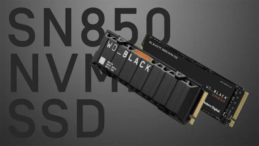 WD Black SN850 WDS100T1X0E 1TB PCIe NVMe M.2 SSD Disk