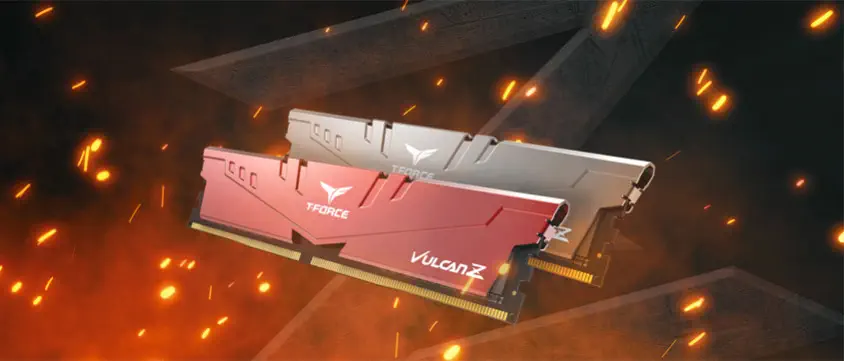 Team T-Force Vulcan Z 8GB (1x8GB) DDR4 3200MHz CL16 Kırmızı Gaming Ram