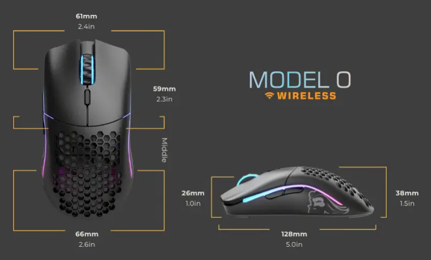 Glorious Model O Wireless GLRGLO-MS-OW-MB Kablosuz Gaming Mouse