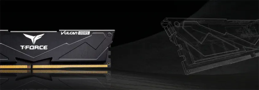 Team T-Force Vulcan 32GB (2x16GB) DDR5 5600MHz CL36 Kırmızı Gaming Ram