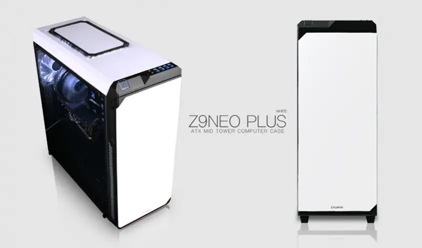 Zalman Z9 Neo Plus White ATX Mid-Tower Gaming Kasa