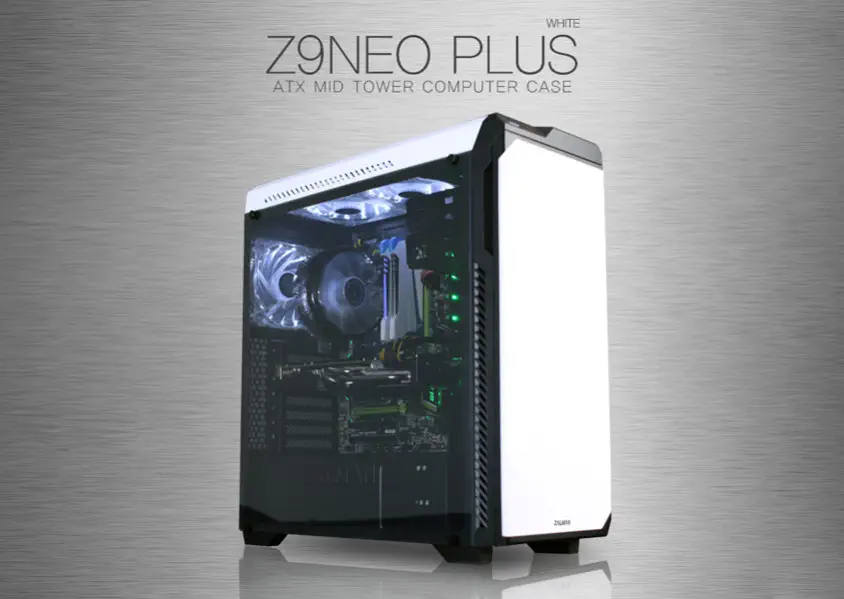 Zalman Z9 Neo Plus White ATX Mid-Tower Gaming Kasa