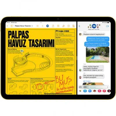 Apple iPad 10. Nesil 10.9″ Wİ-Fİ 64GB Gümüş MPQ03TU/A  Tablet 