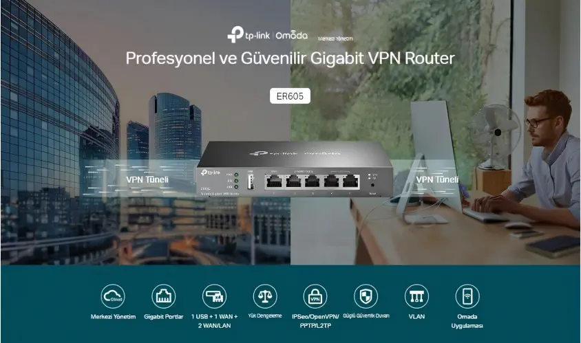 TP-Link ER605 Gigabit Multi-WAN VPN Router
