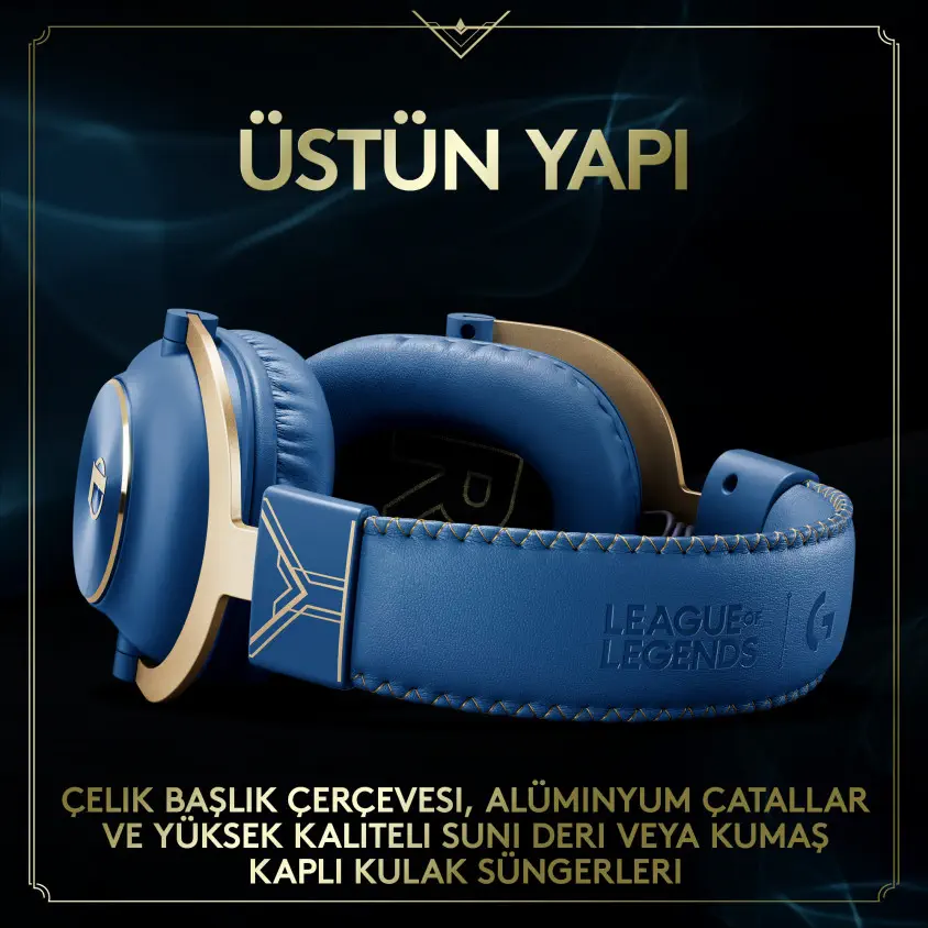 Logitech Pro X League of Legends Edition Kablolu Gaming Kulaklık