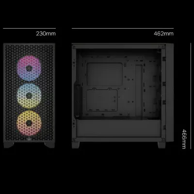 CORSAIR iCUE 3000D Gaming (Oyuncu) Kasa