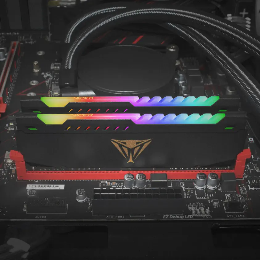 Patriot Viper Steel RGB 16GB (1x16GB) DDR4 3200MHz CL18 Gaming Ram (Bellek)